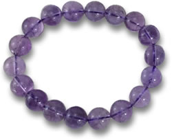 Pulsera con cuentas de amatista