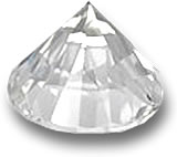 Gema goshenita de talla brillante
