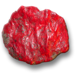 Piedra de sangre de pollo en bruto
