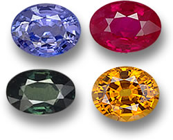 Piedras preciosas de corindón
