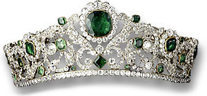 Tiara de esmeraldas de la duquesa de Angulema