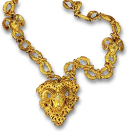 Collar de cabeza de carnero de Elvis