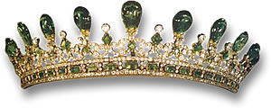 Tiara de esmeraldas de la reina Victoria