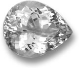 Gema de topacio blanco