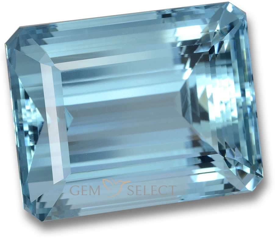 Una piedra preciosa aguamarina de GemSelect - Imagen grande