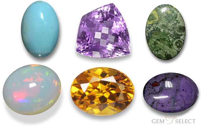 Piedras del Zodiaco Acuario de GemSelect - Imagen mediana