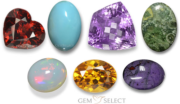 Piedras del Zodiaco Acuario de GemSelect - Imagen mediana