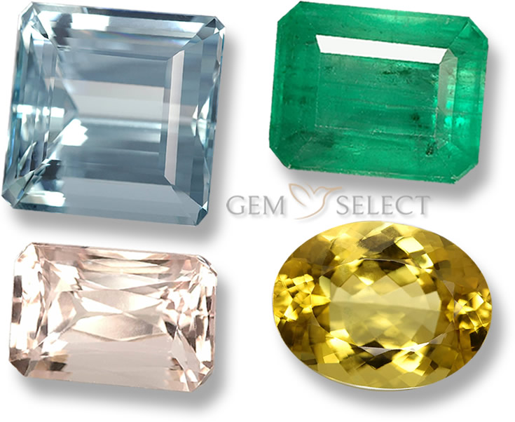 Piedras preciosas de berilo de GemSelect - Imagen grande