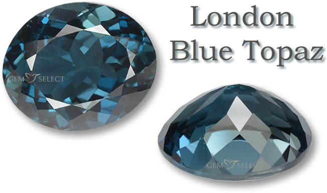 Una piedra preciosa de topacio azul de Londres para Aries de GemSelect - Imagen grande
