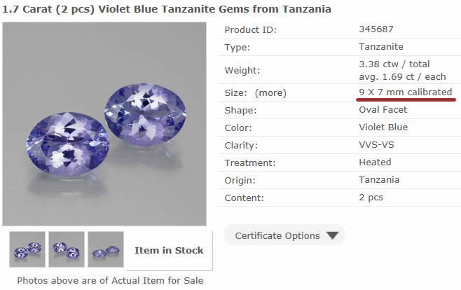 Página de detalles de piedras preciosas de GemSelect - Imagen grande