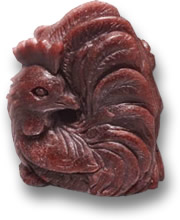 Talla de Gallo Granate Piropo