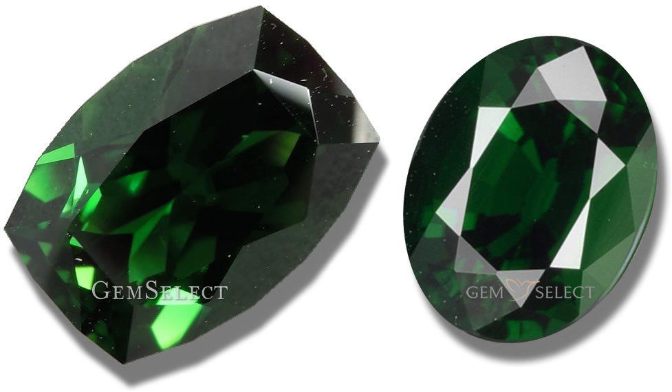 Piedras preciosas de turmalina cromada de GemSelect - Imagen grande