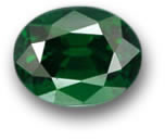 Piedra preciosa de turmalina cromada