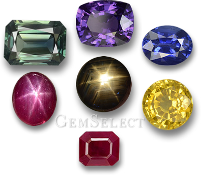 Piedras preciosas de corindón