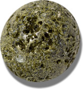 Cabujón de Epidota Verde