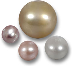 Perlas Blancas, Rosas y Doradas