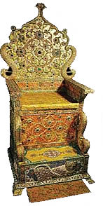 Trono persa imperial enjoyado