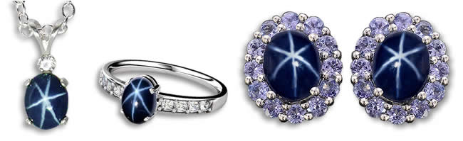 Ideas de diseño de joyas con zafiro estrella - Imagen mediana