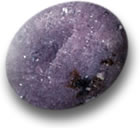 Piedra preciosa lepidolita