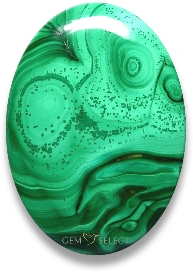 Piedras preciosas de malaquita de GemSelect - Imagen grande