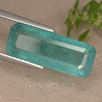 Piedra preciosa de grandidierita facetada octogonal de 3,99 quilates