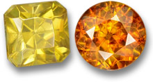 Piedras preciosas de esfalerita