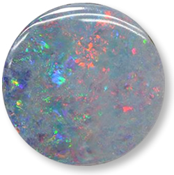 Piedra preciosa de doblete de ópalo multicolor