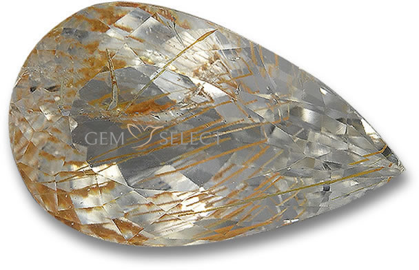Piedras preciosas de topacio rutilo de GemSelect - Imagen grande
