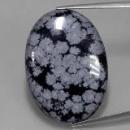Ver más cabujones de obsidiana copo de nieve Snowflake Obsidian Cabochon