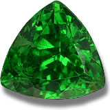 Piedras preciosas de granate tsavorita