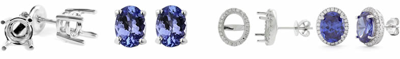 Imagen de gemas de tanzanita montadas - GemSelect - Imagen grande