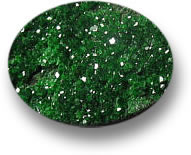 Gema druzy granate uvarovita