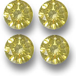 Diamantes amarillos champán