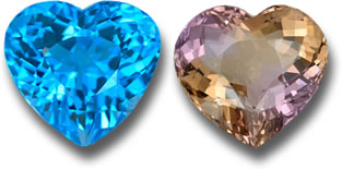 Gemas en forma de corazón de GemSelect Heart Shaped Gems
