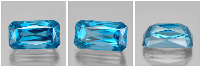 Circón azul de primera calidad de GemSelect Top Grade Blue Zircon from GemSelect
