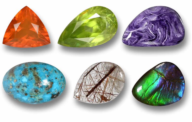 Piedras preciosas asequibles de 5 a 10 dólares para la fabricación de joyas.