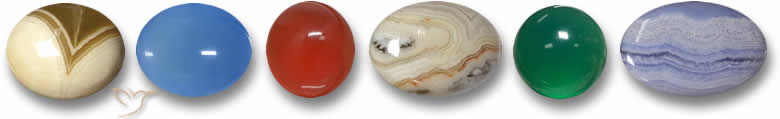 Piedras preciosas de ágata