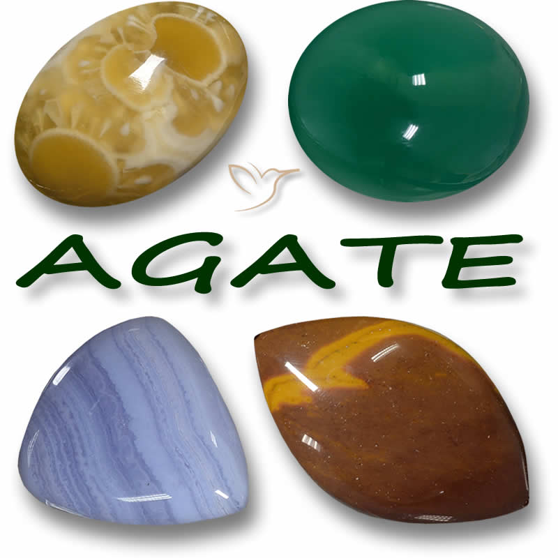 Piedras preciosas de ágata en GemSelect
