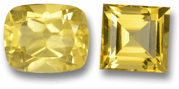 Berilo dorado suelto a la venta