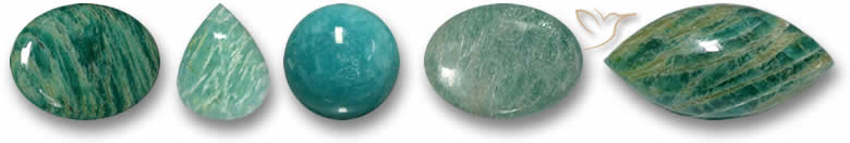 Piedras preciosas de amazonita
