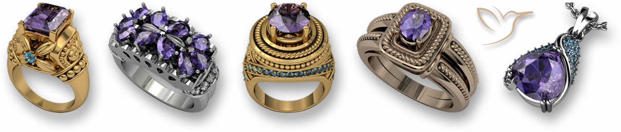 Joyas de amatista