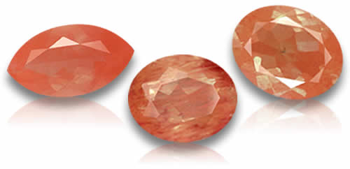 Piedras preciosas de feldespato andesino