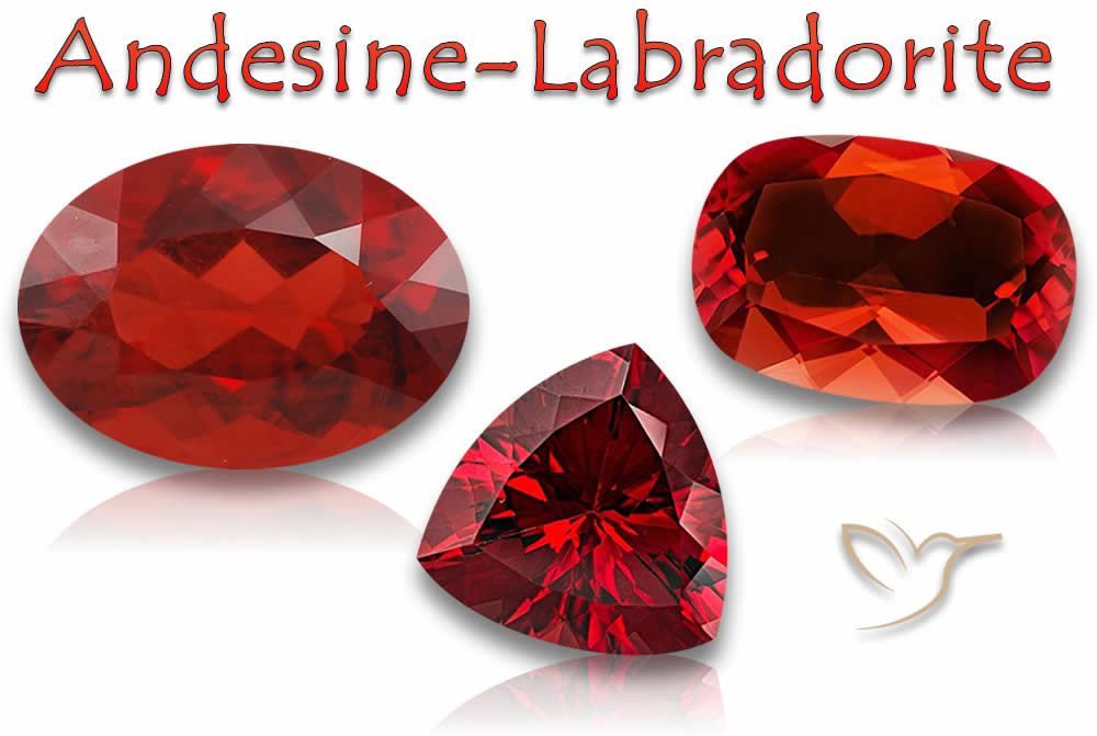 Comprar piedras preciosas de labradorita andesina roja