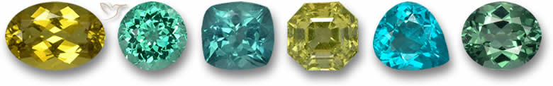 Piedras preciosas de apatito