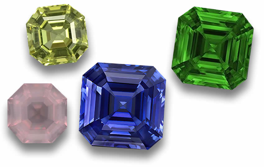 Comprar piedras preciosas de corte Asscher