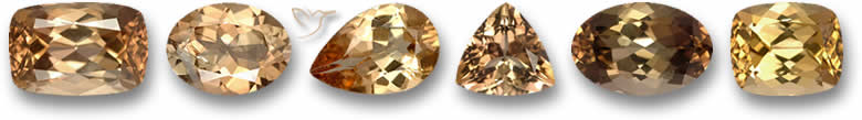 Piedras preciosas de axinita