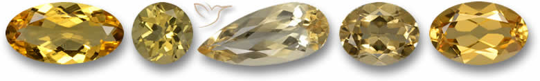 Piedras preciosas de berilo