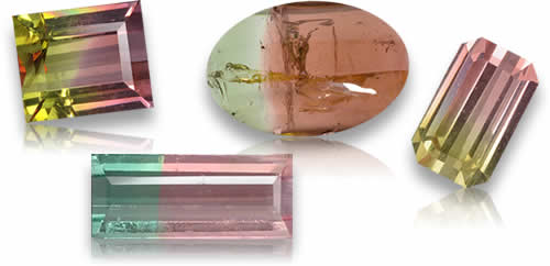 Tienda Turmalina Bicolor Piedras Preciosas