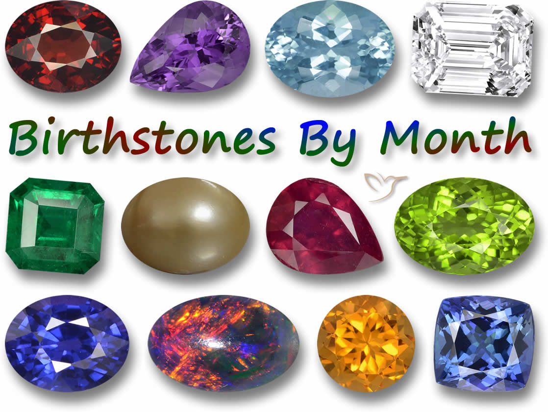 Piedras natales por mes