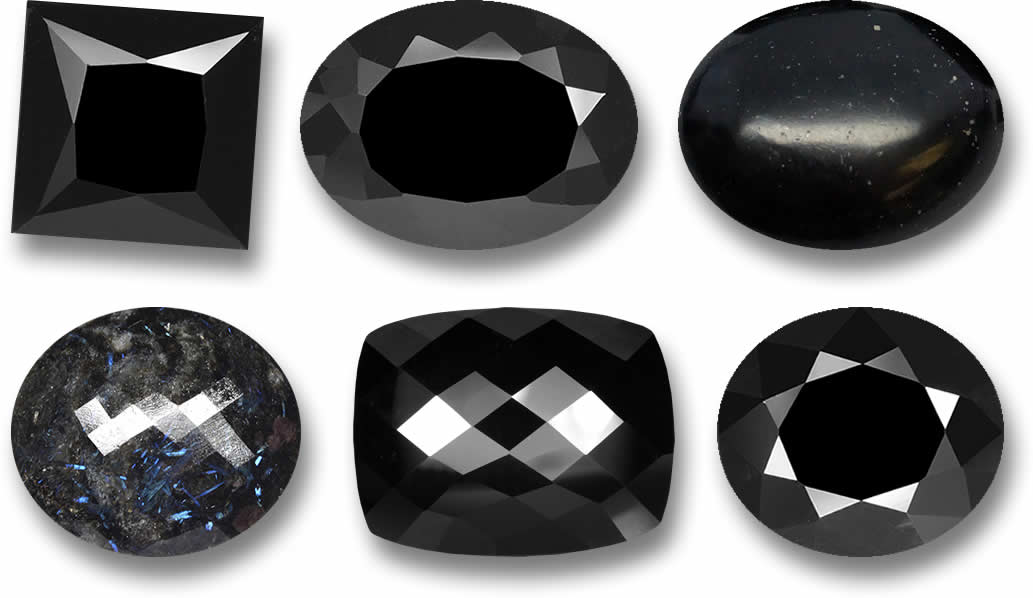 Piedras preciosas negras